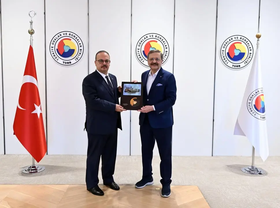 Vali Canbolat'tan TOBB Başkanı'na Ziyaret