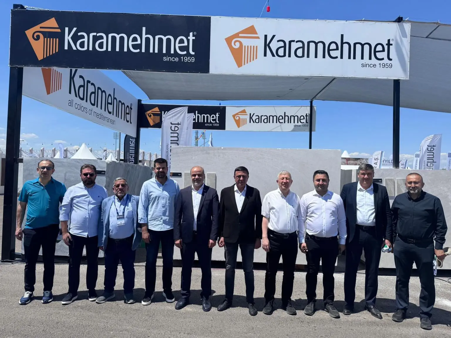 Afyonkarahisar Mermer Fuarı'nda Temaslar Gerçekleşti