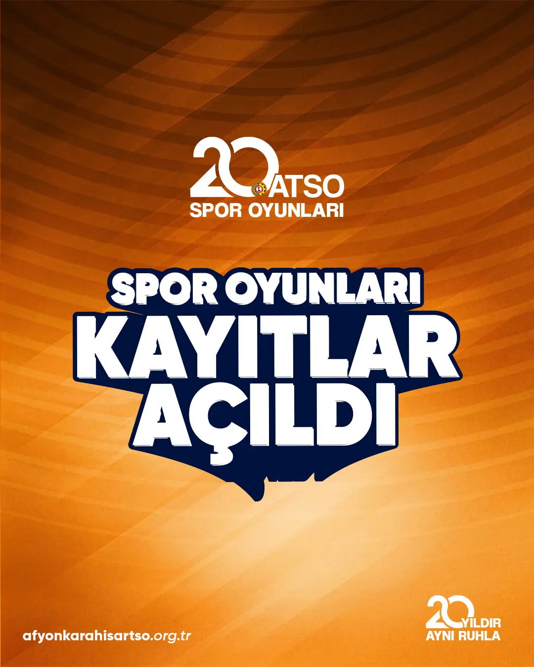 ATSO Spor Oyunları'na katılım için başvurular başladı