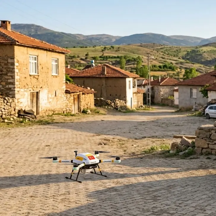 Kadastro çalışmaları için drone ile görüntüleme yapılacak