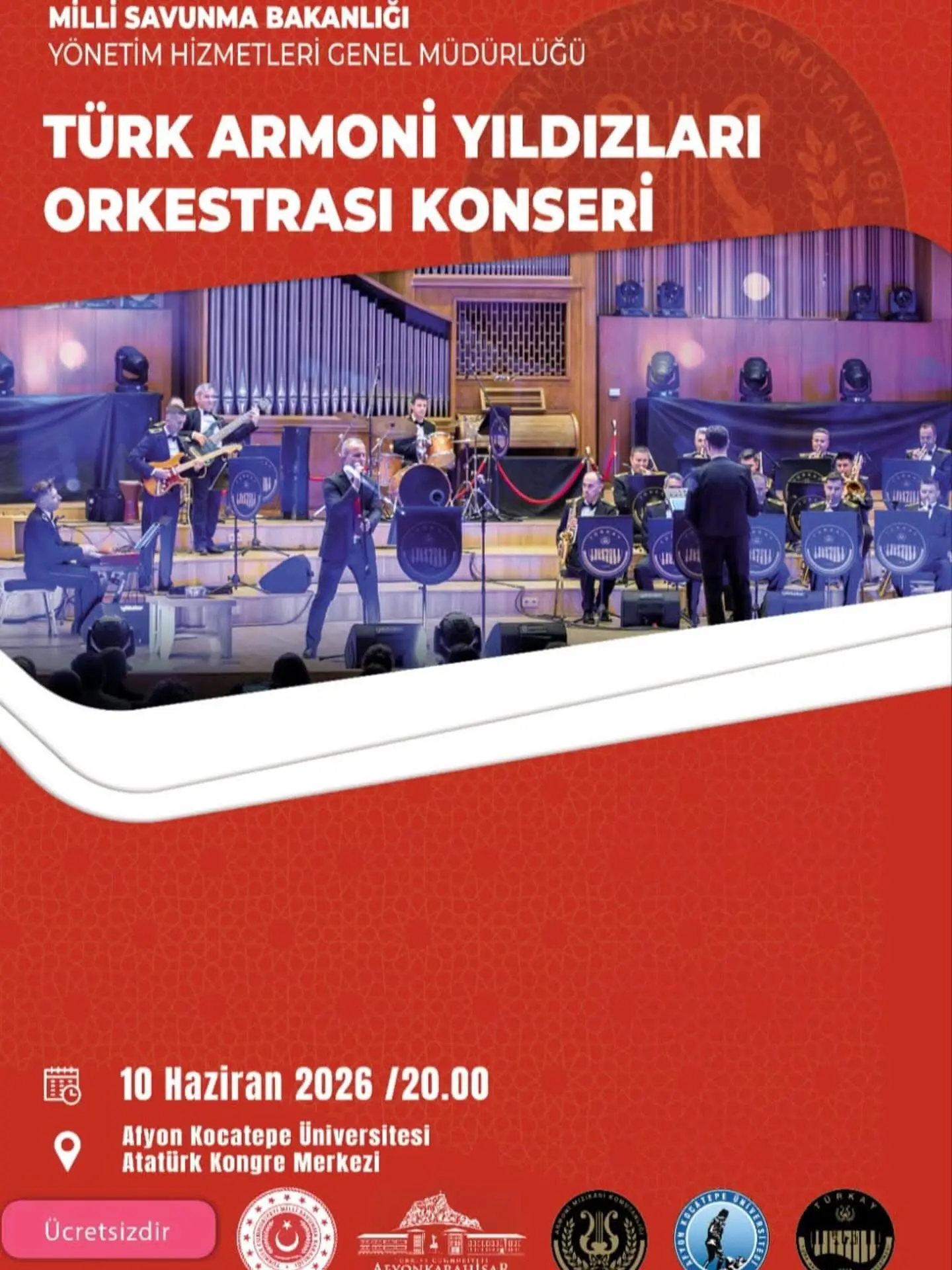 Türk Armoni Yıldızları Orkestrası Konseri Duyuruldu