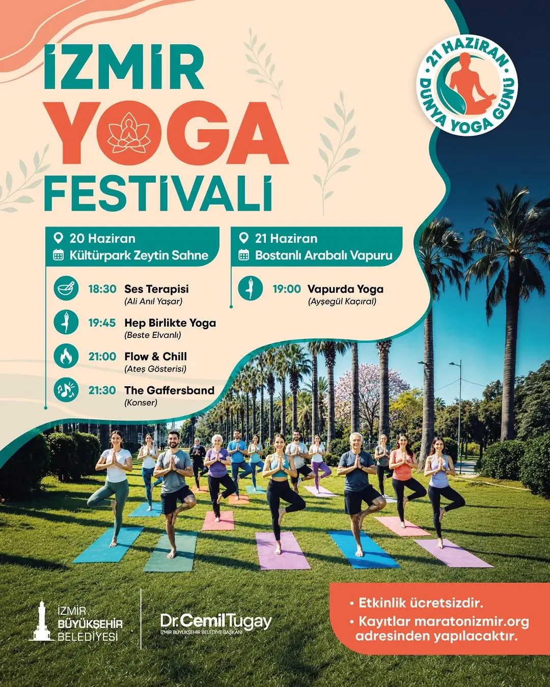 İzmir'de Yoga Festivali Düzenleniyor