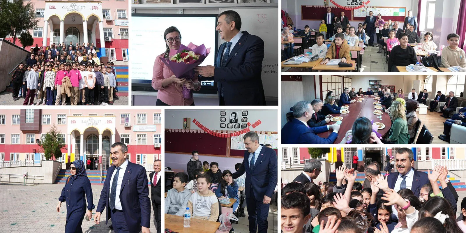 Millî Eğitim Bakanı Tekin, Gaziantep'te Okul Ziyareti Gerçekleştirdi