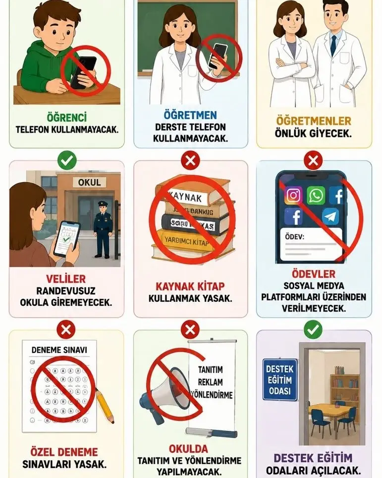 Eğitim ortamlarında ciddiyet ve saygı vurgusu