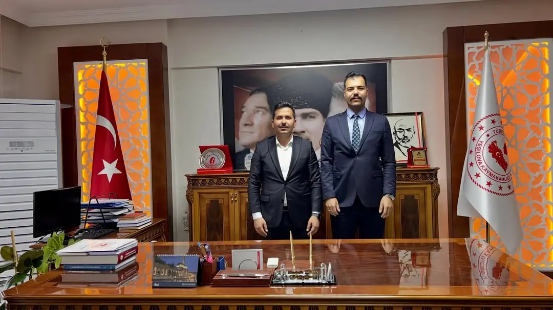 Kaymakam Mustafa Turan'a Veda Ziyareti