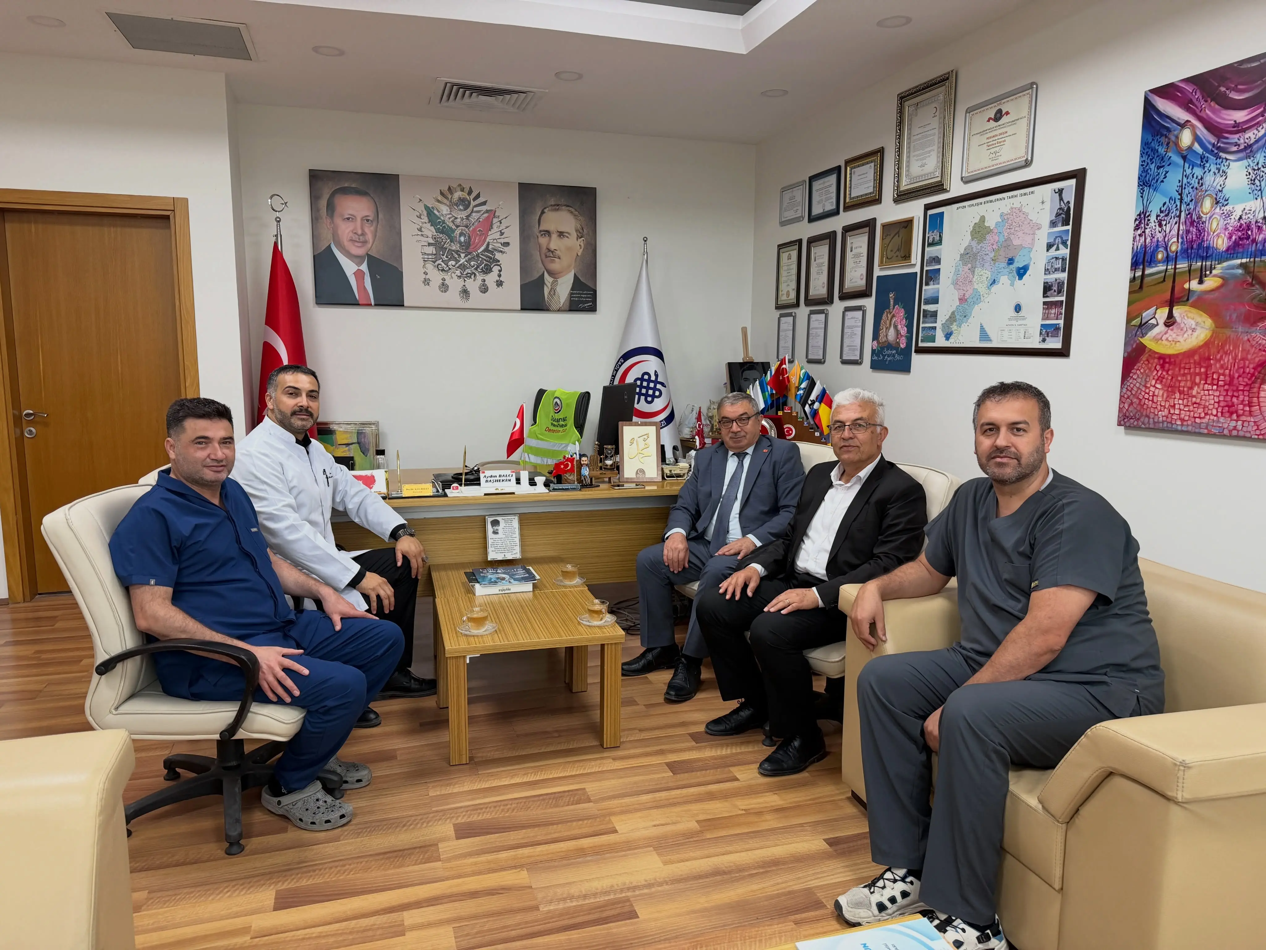 Afyonkarahisar'da Geçmiş Olsun Ziyareti