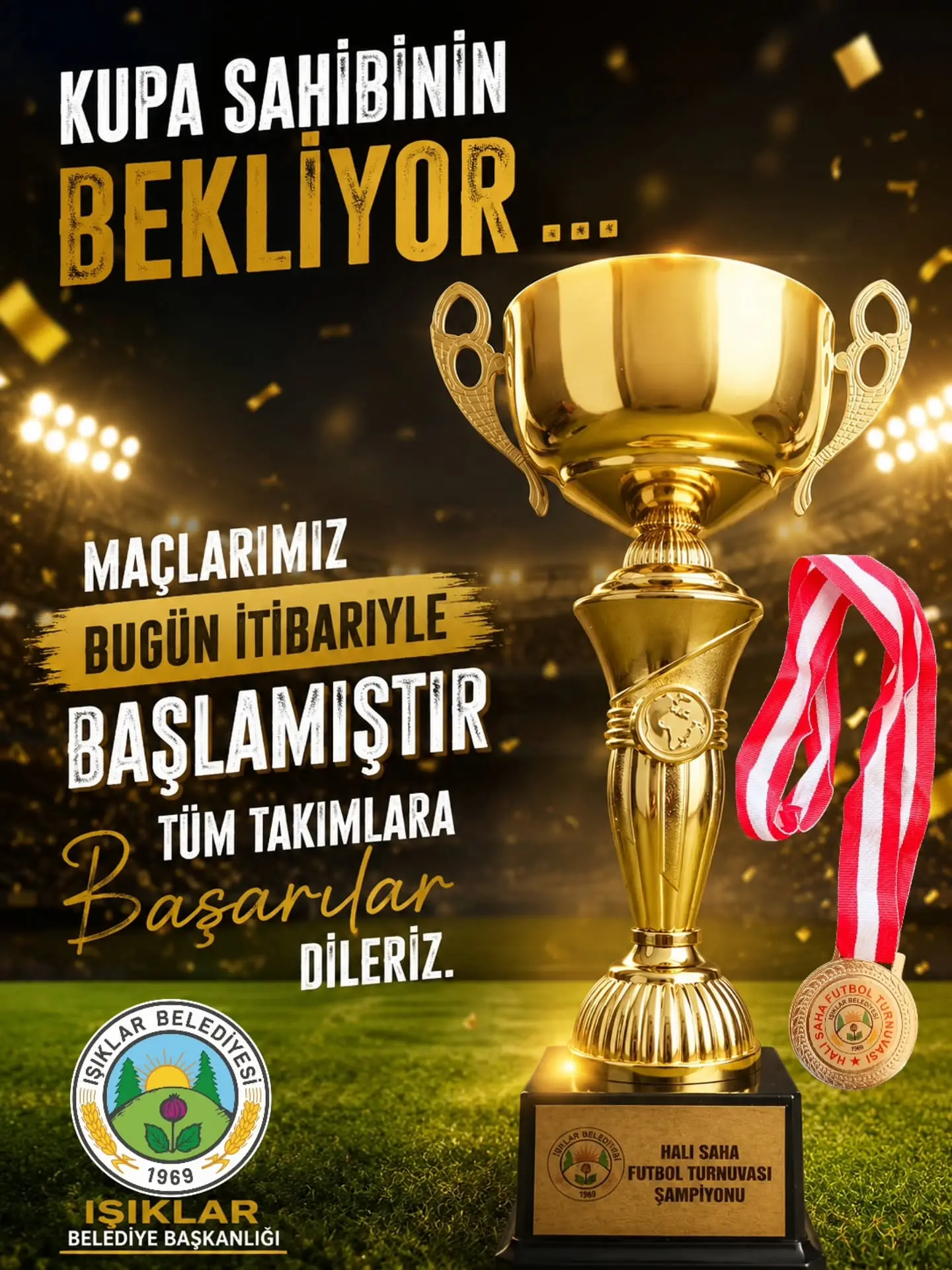 Işıklar Kasabası Halı Saha Turnuvası Başladı
