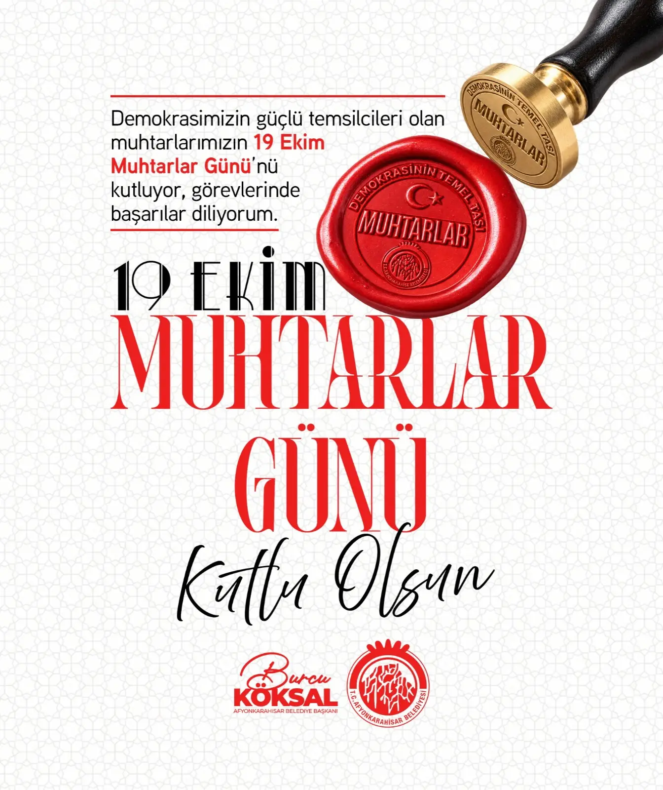 Muhtarlar Günü, Afyonkarahisar'da kutlandı