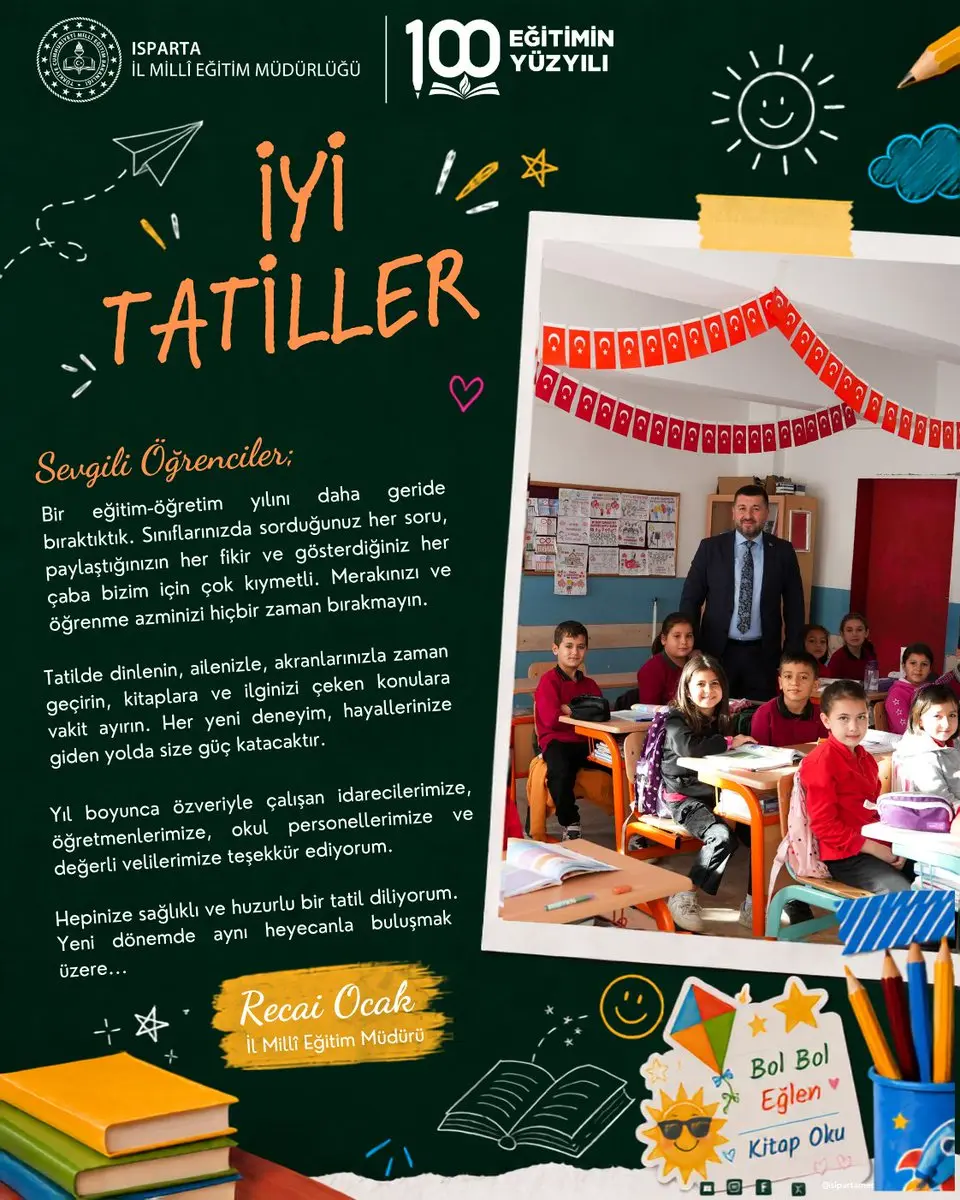 Isparta'da Eğitim Yılı Tamamlandı
