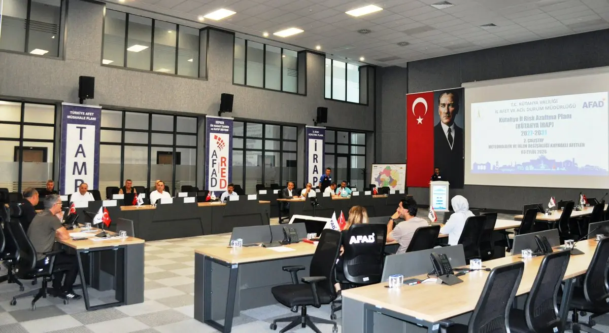 Kütahya'da Risk Azaltma Planı Çalıştayı Tamamlandı