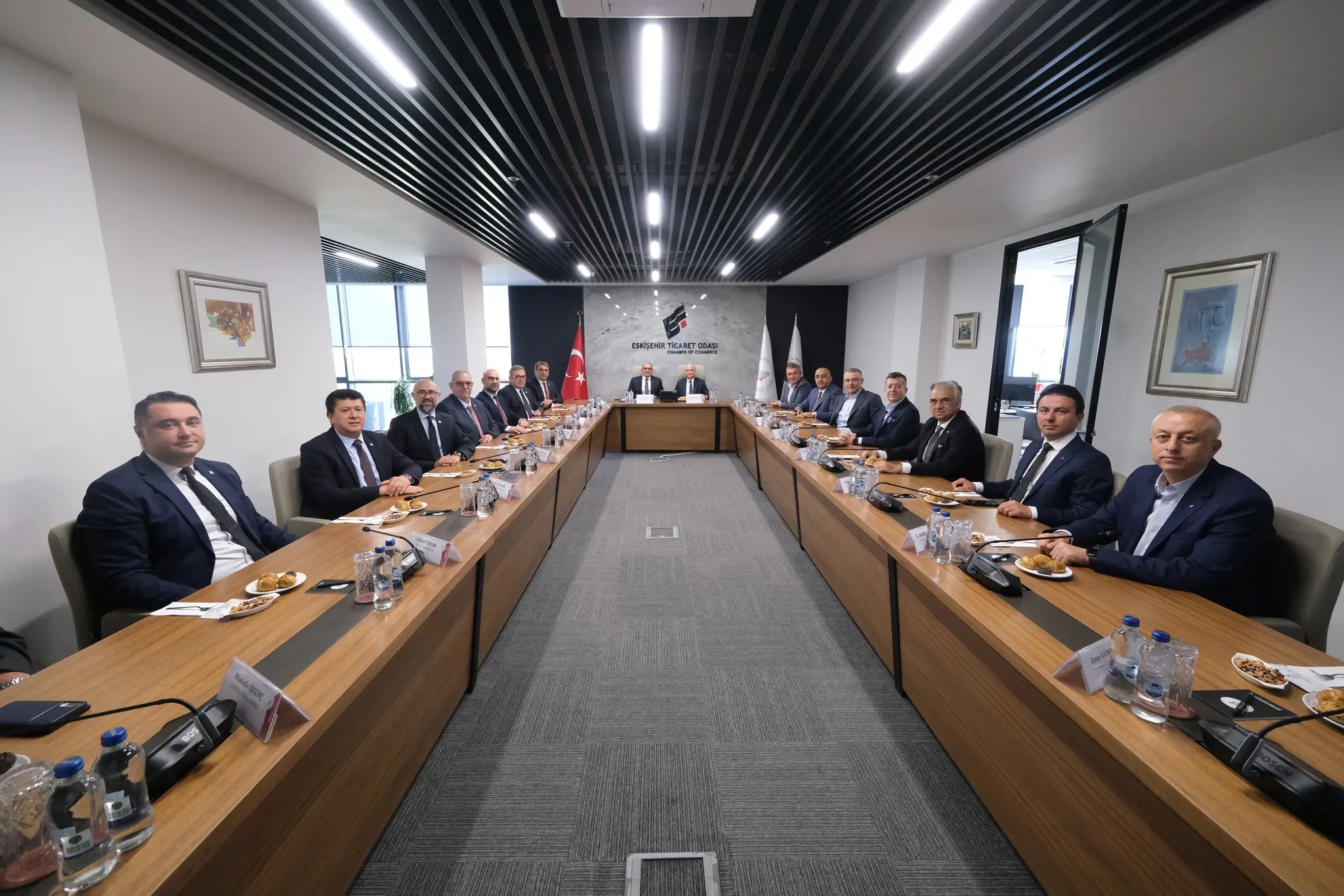 Eskişehir OSB'den ETO'ya Tebrik Ziyareti