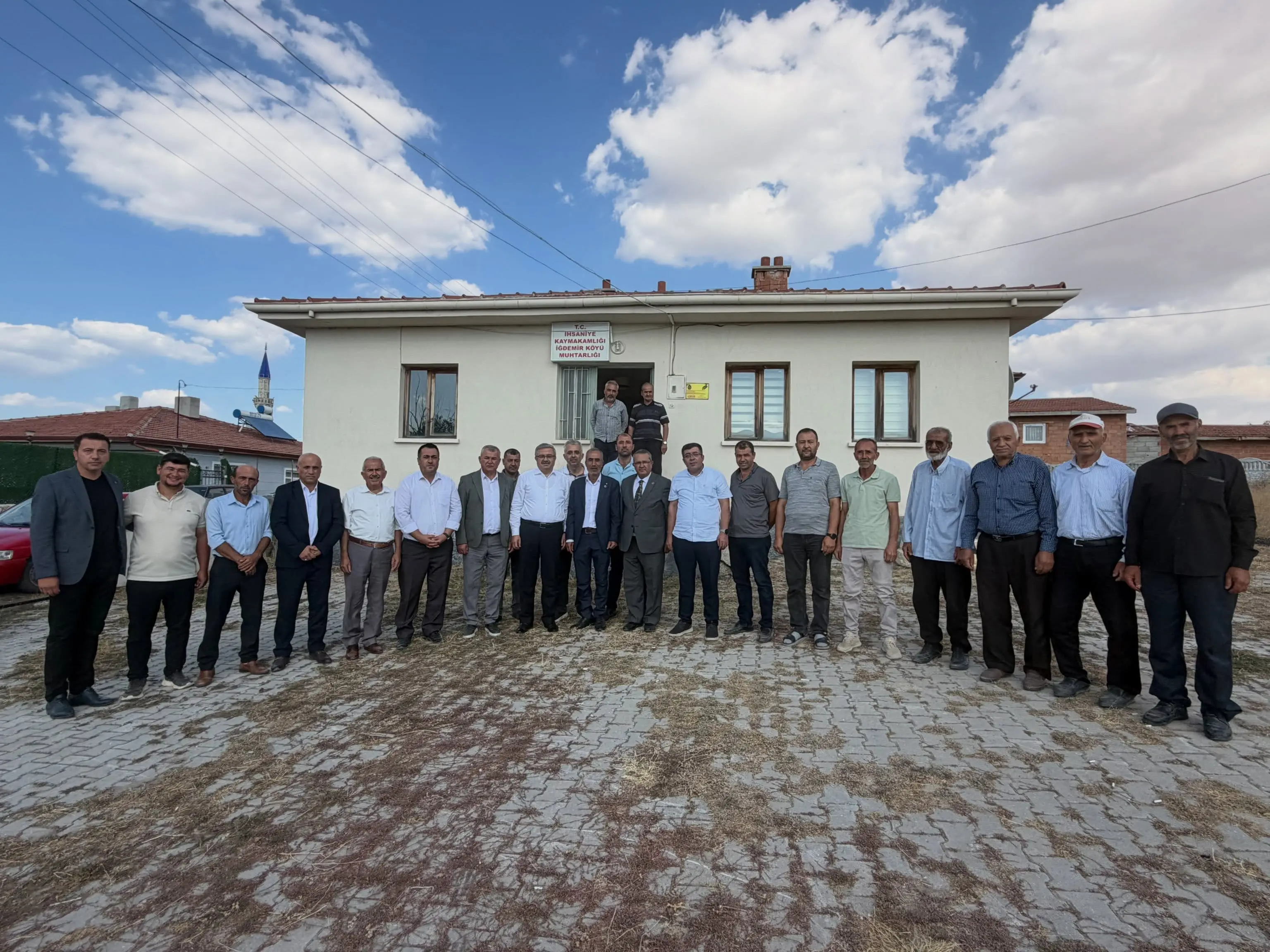 İbrahim Yurdunuseven, İhsaniye'de Hemşehrileriyle Buluştu