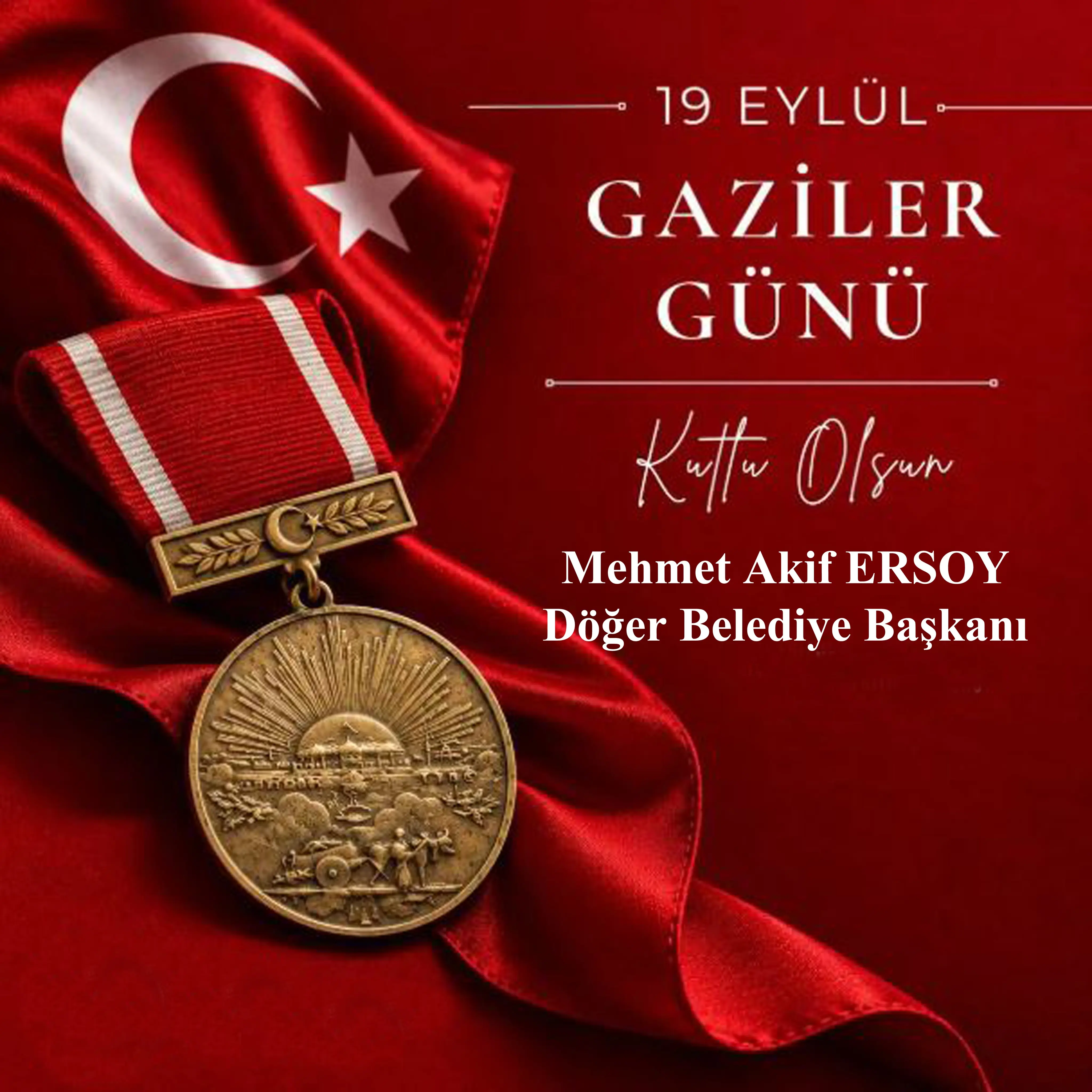 19 Eylül Gaziler Günü'nde anma mesajı