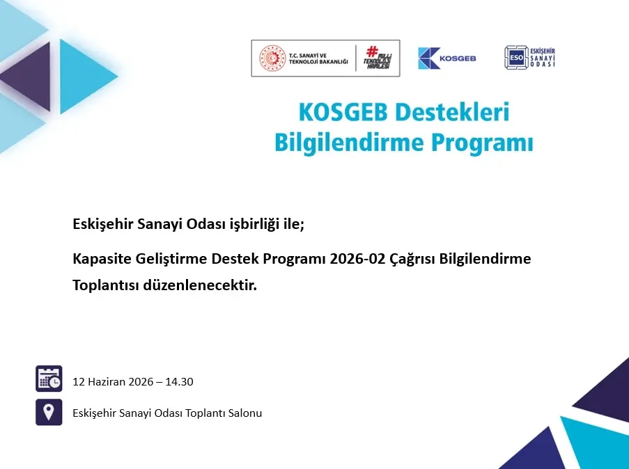 Kapasite Geliştirme Destek Programı Toplantısı Duyuruldu