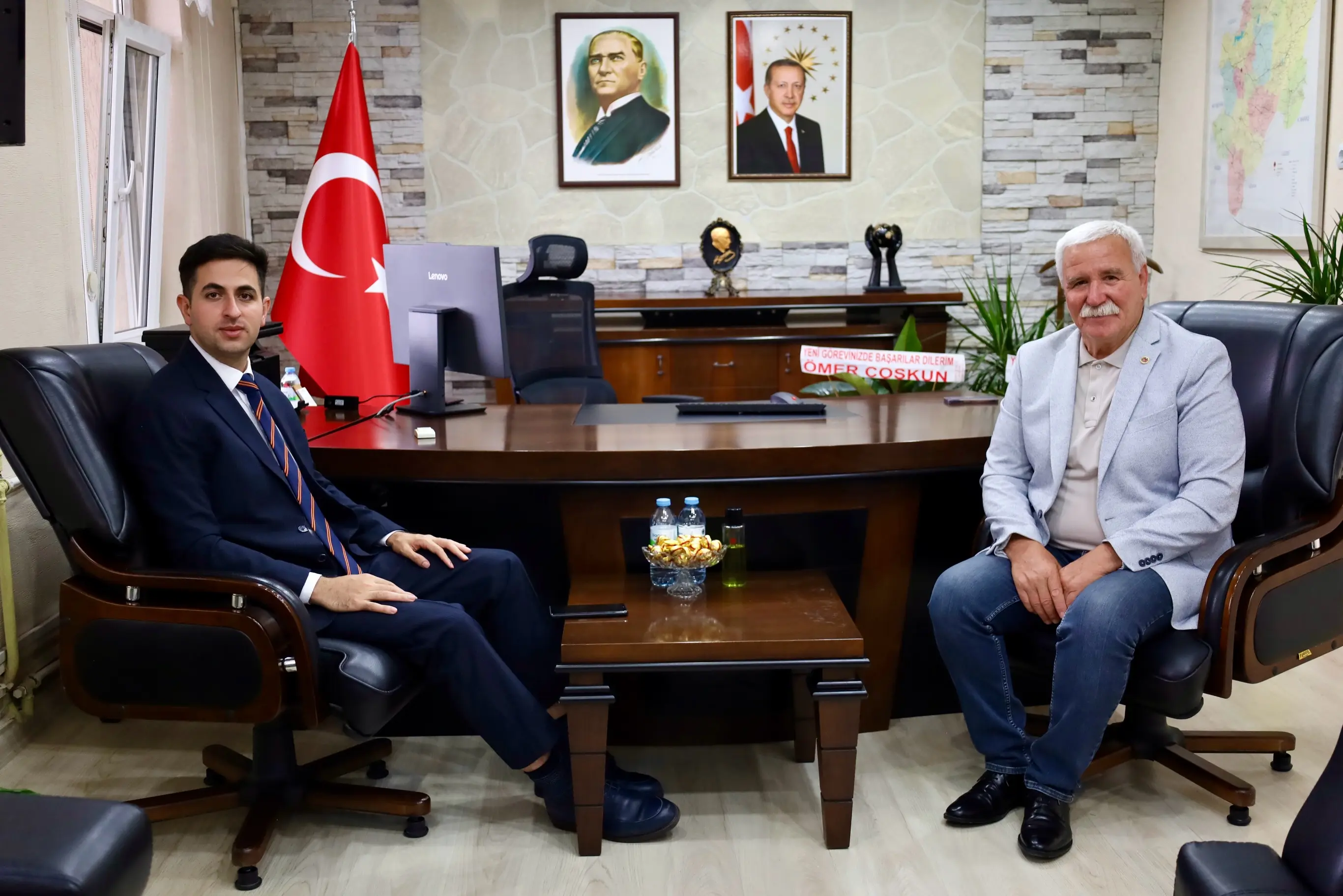 Yeni Kaymakama Hayırlı Olsun Ziyareti