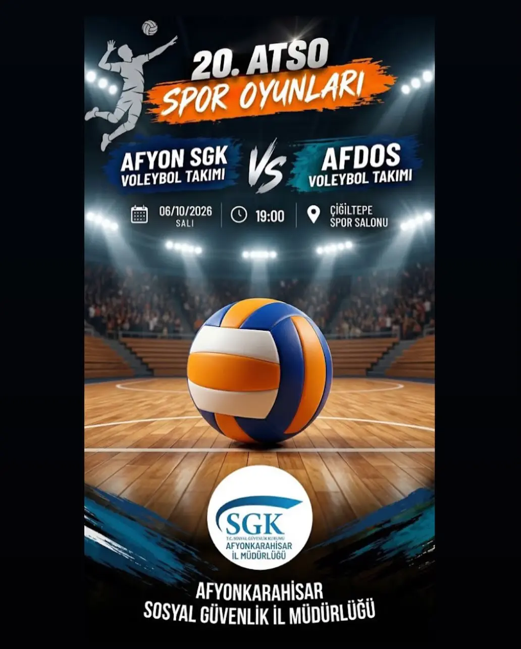 Afyonkarahisar SGK Voleybol Takımı sahada mücadele edecek