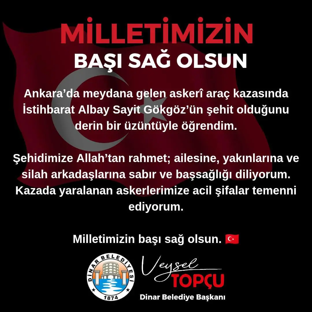 Askerî Araç Kazasında Şehit Haberi