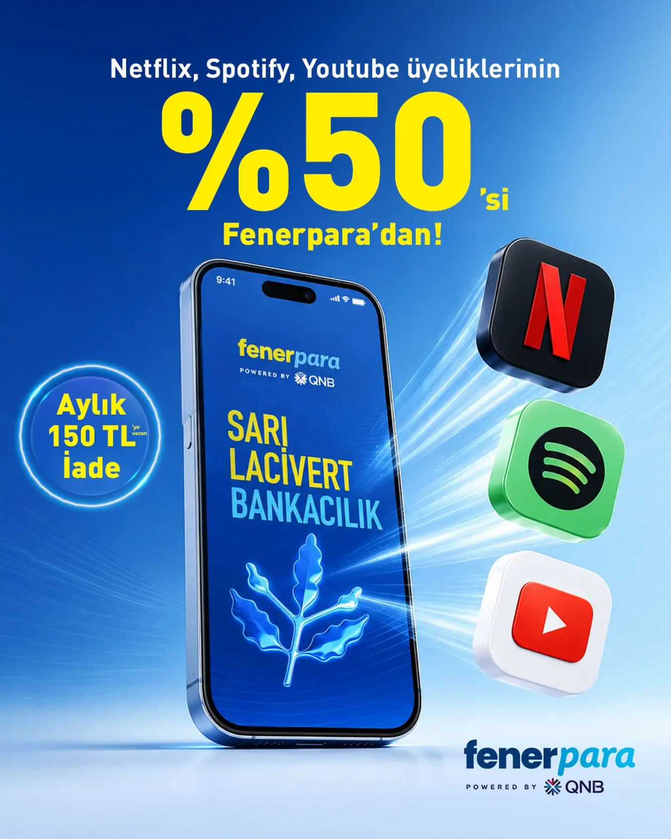 Fenerpara ile dijital faturalarda iade fırsatı