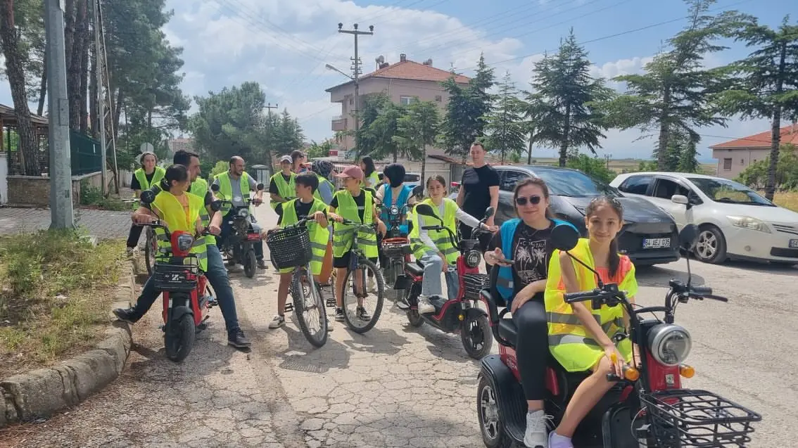 Ulubey, 13. Geleneksel Bisiklet Turu'na katıldı