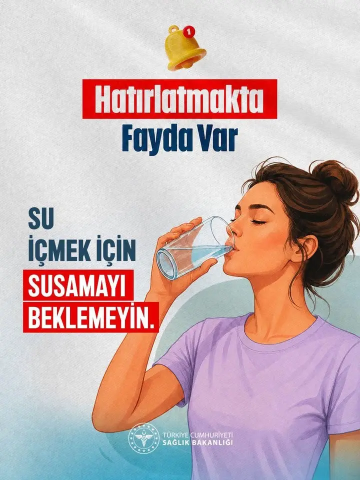 Su İçmenin Önemi Tavşanlı Hastanesi'nden Hatırlatıldı