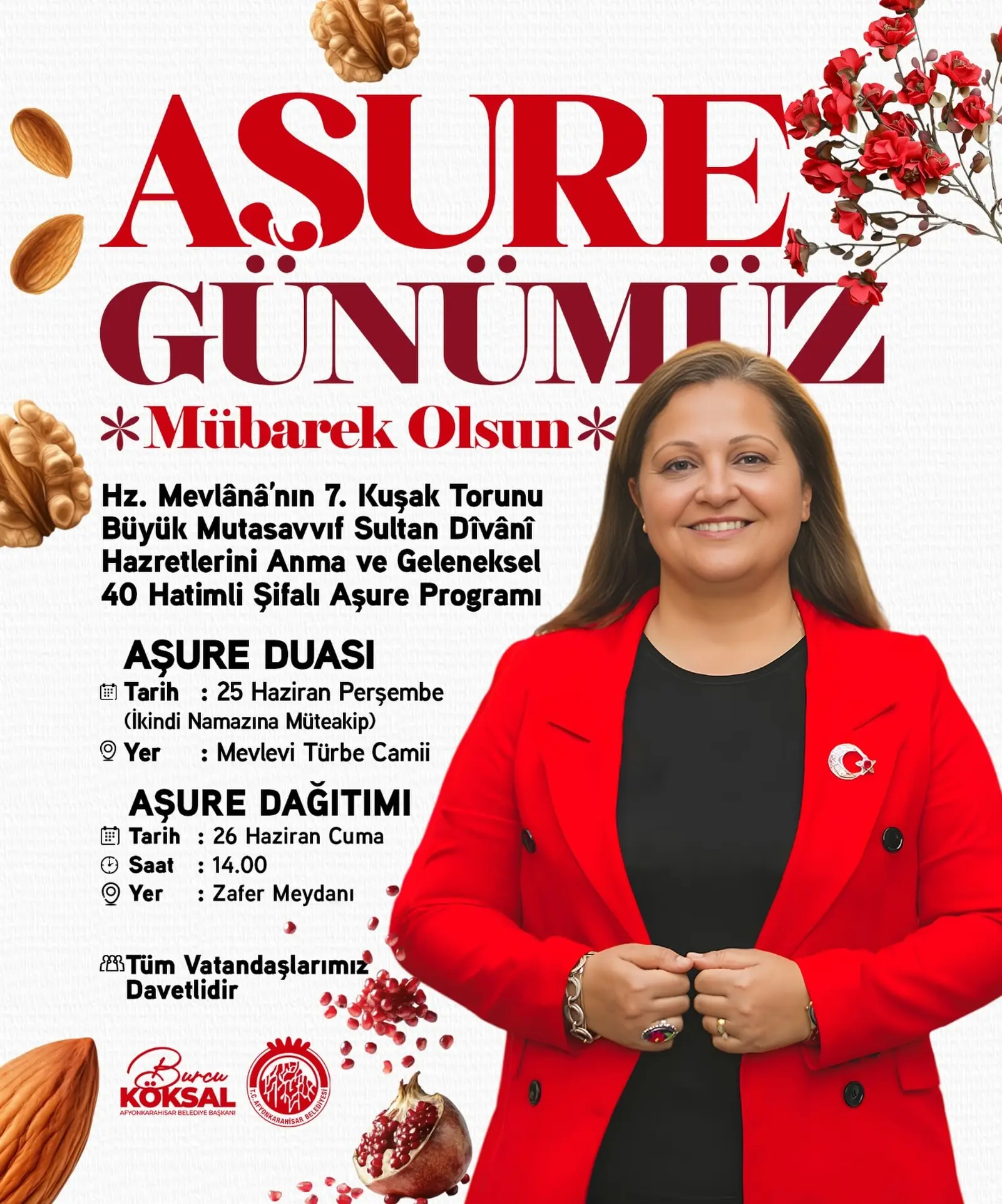 Aşure etkinlikleri 25-26 Haziran'da gerçekleştirilecek