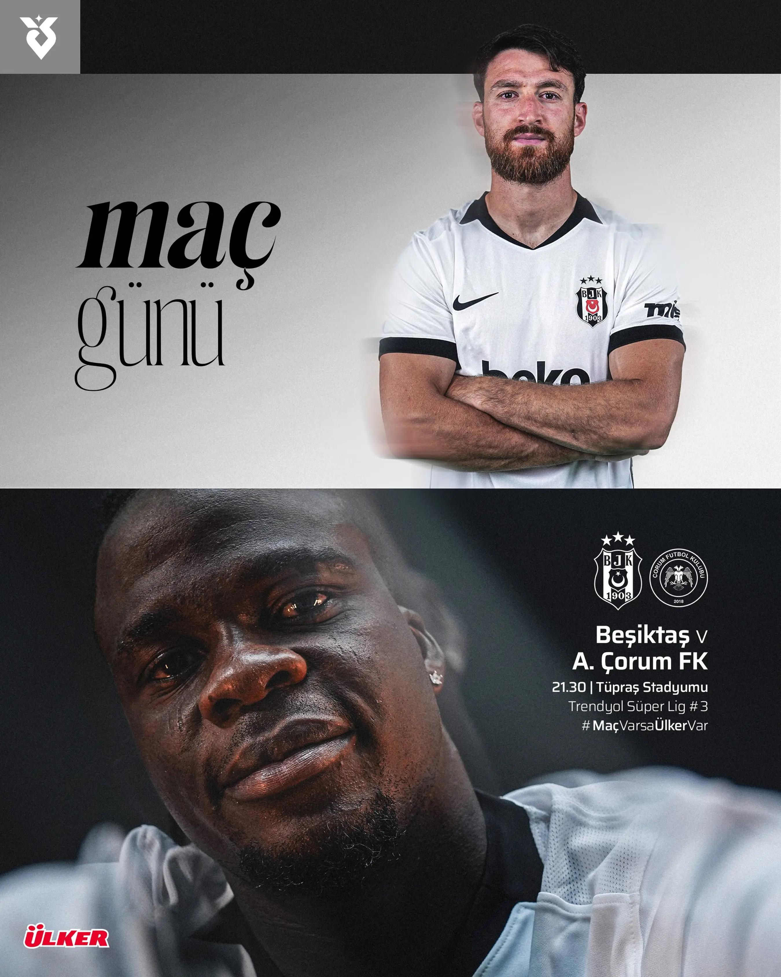Beşiktaş, A. Çorum FK ile karşılaşacak
