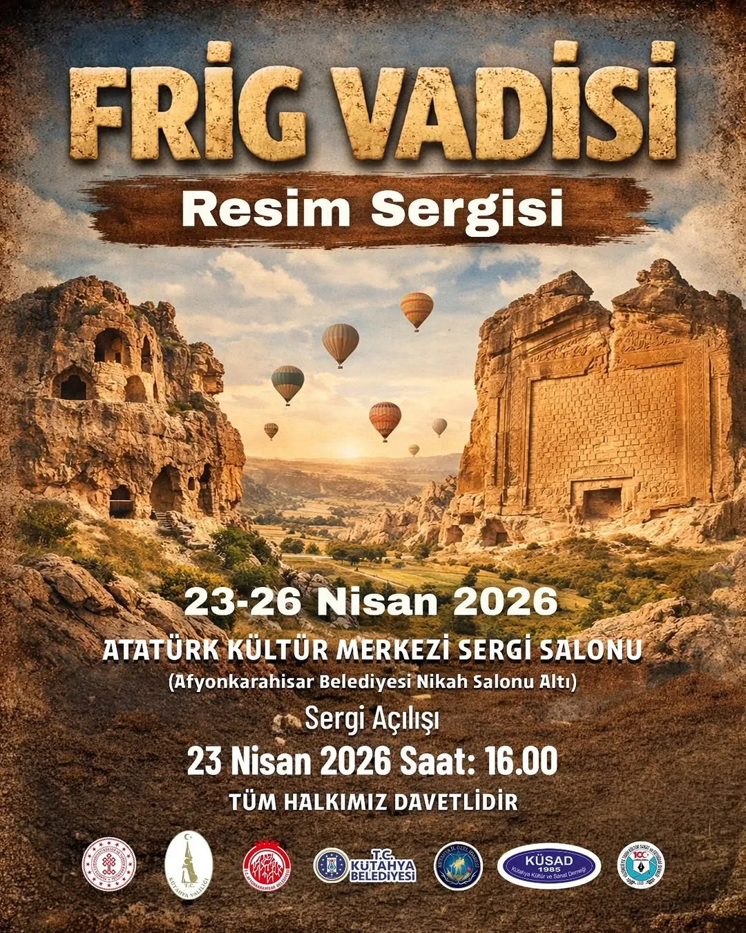 Frigya'nın Kadim İzleri Sanatla Buluşuyor: Frig Vadisi Resim Sergisi
