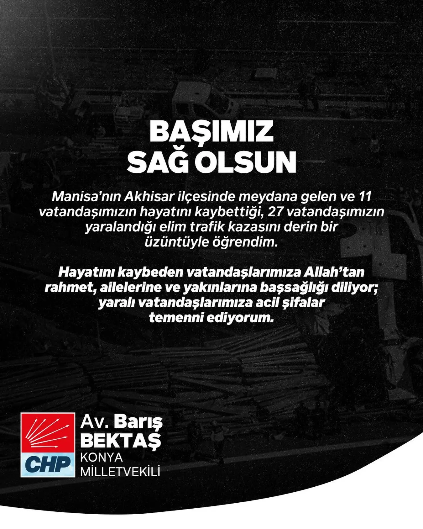 Akhisar'da Trafik Kazası Üzüntüsü