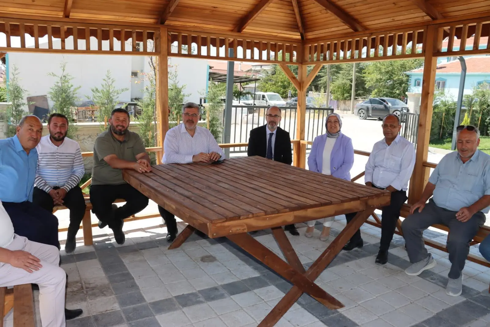 İscehisar'da Pazar Yeri İnşaatı İncelendi