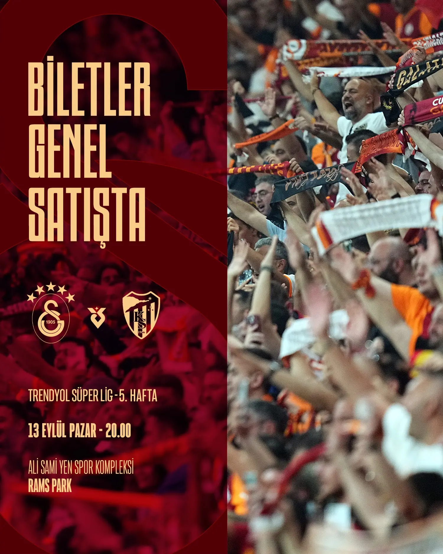 Galatasaray, Kocaelispor maçı biletlerini duyurdu