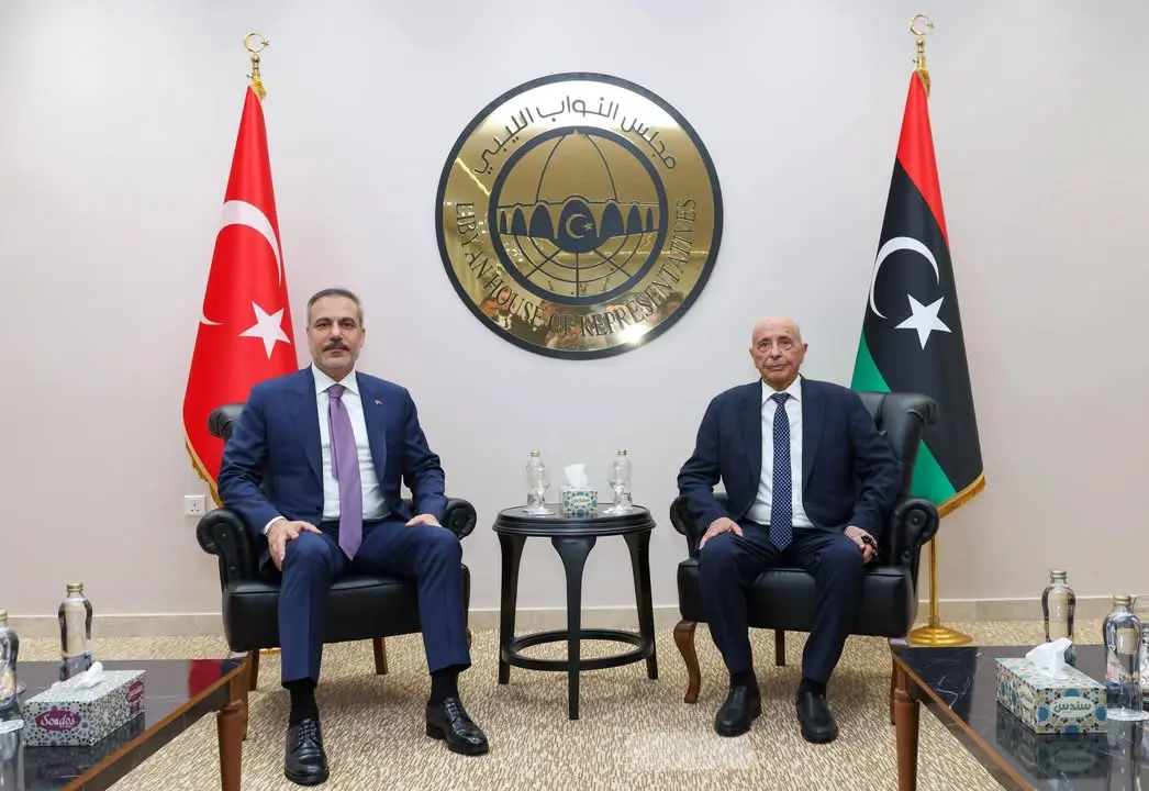 Hakan Fidan, Libya Temsilciler Meclisi Başkanı ile görüştü