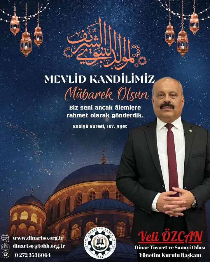 Mevlid Kandili'nde sağlık ve huzur temennisi
