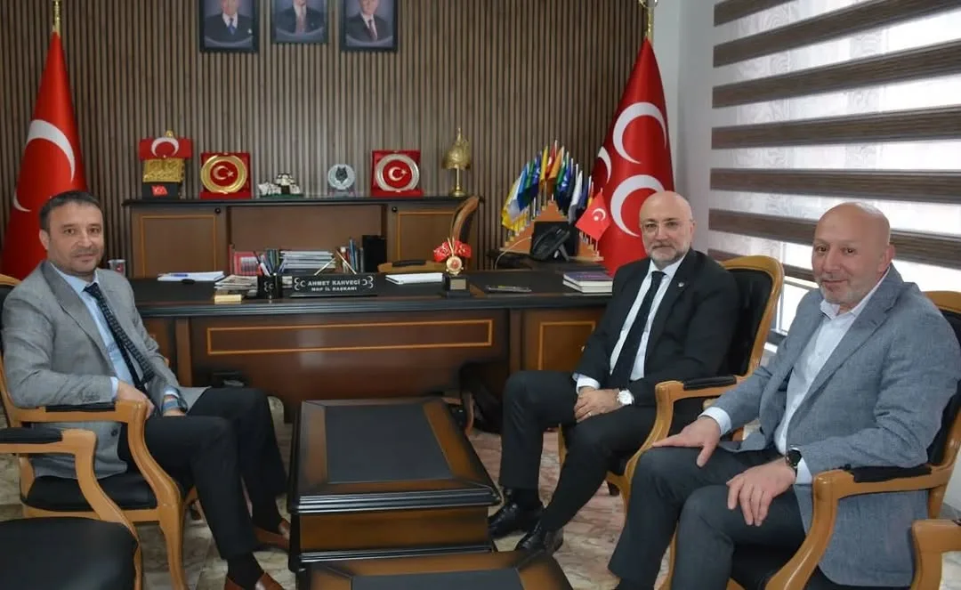 AK Parti Afyonkarahisar İl Başkanlığı'ndan MHP İl Başkanlığı Ziyareti