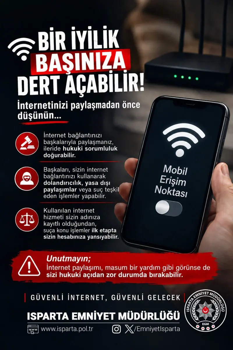 İnternet Güvenliği İçin Uyarı Yapıldı