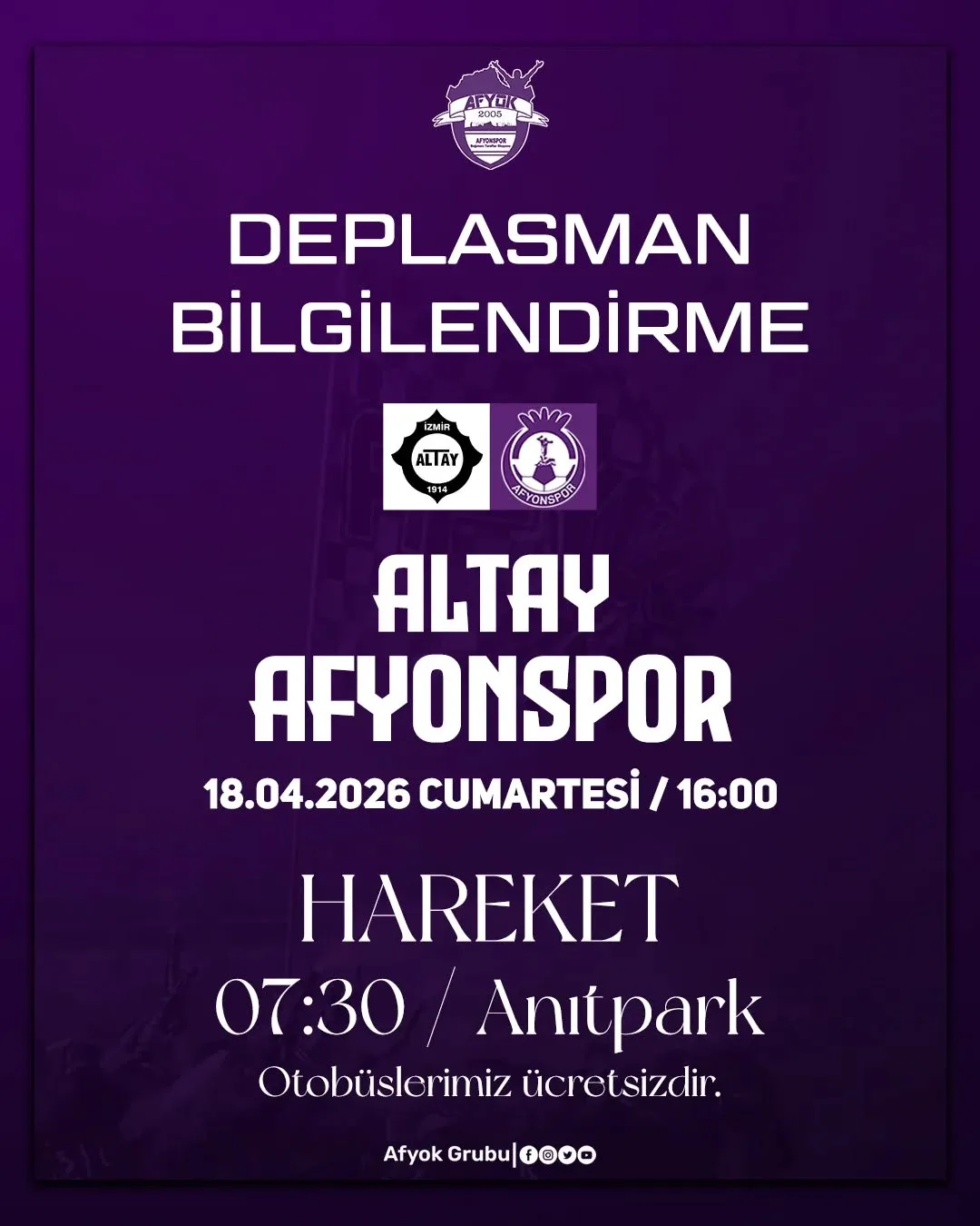 Futbol Takımlarının Deplasman Bilgilendirmeleri Ne Zaman Yayınlanıyor?