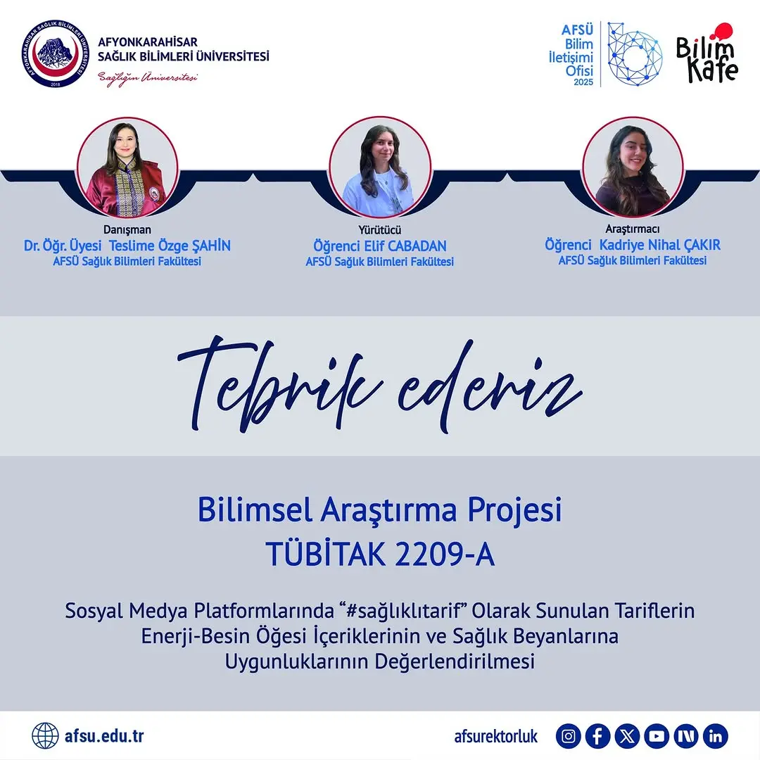 Yeni Araştırma Projesi Duyuruldu