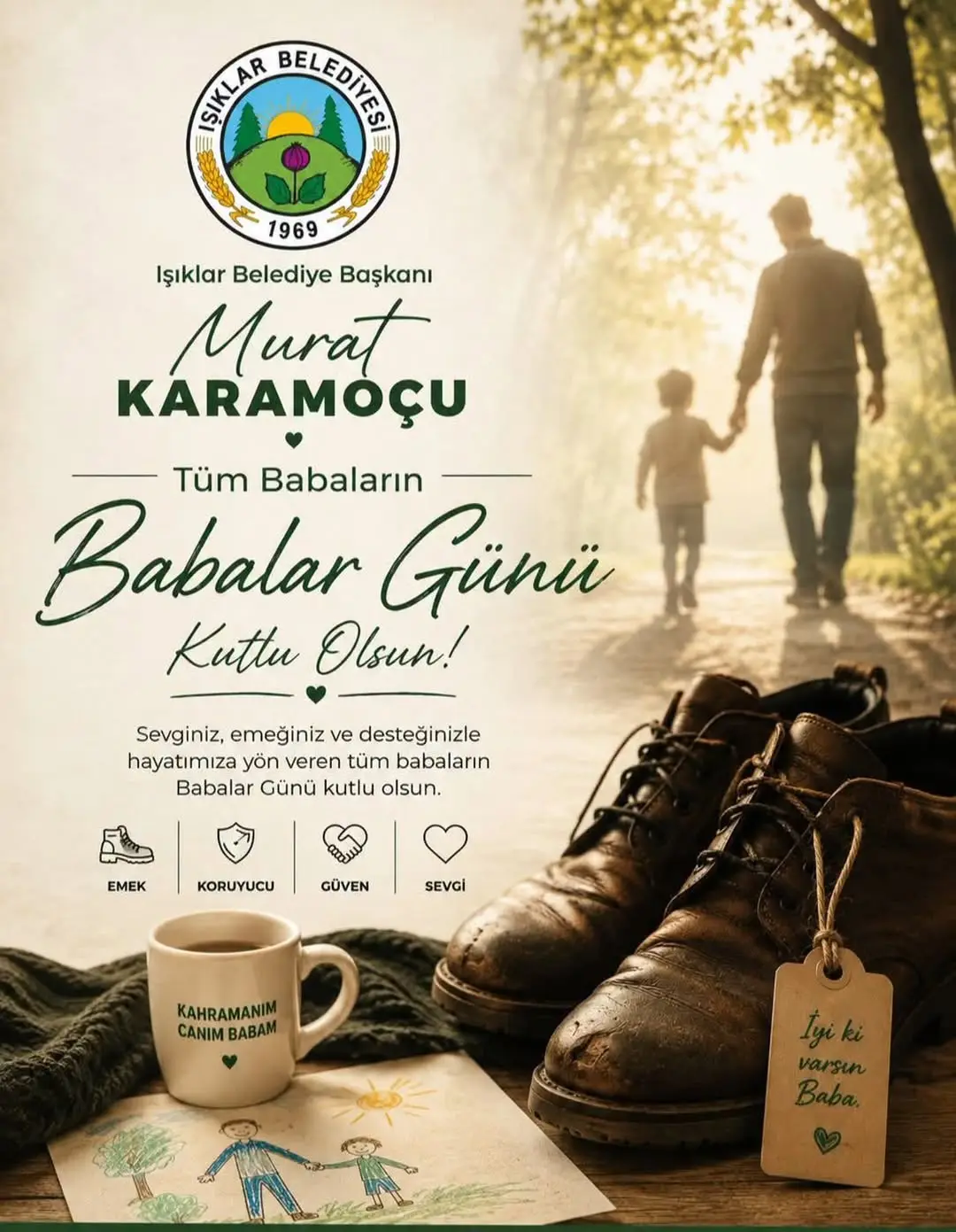 Babalar Günü'nde Anma Mesajı
