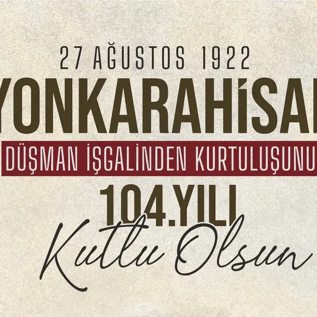 Afyonkarahisar'ın kurtuluşu kutlandı