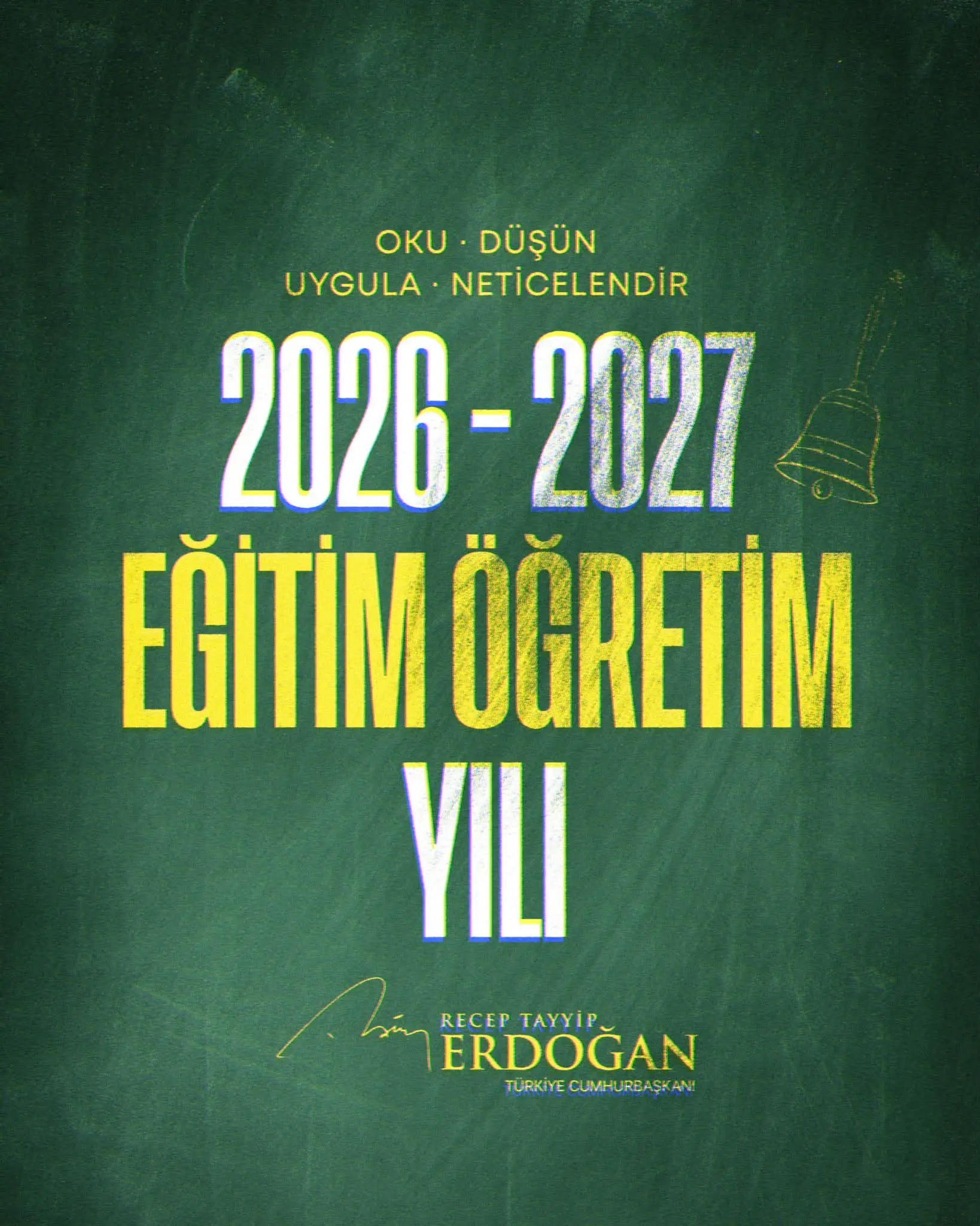 Yeni eğitim yılı için hayırlı dilekler