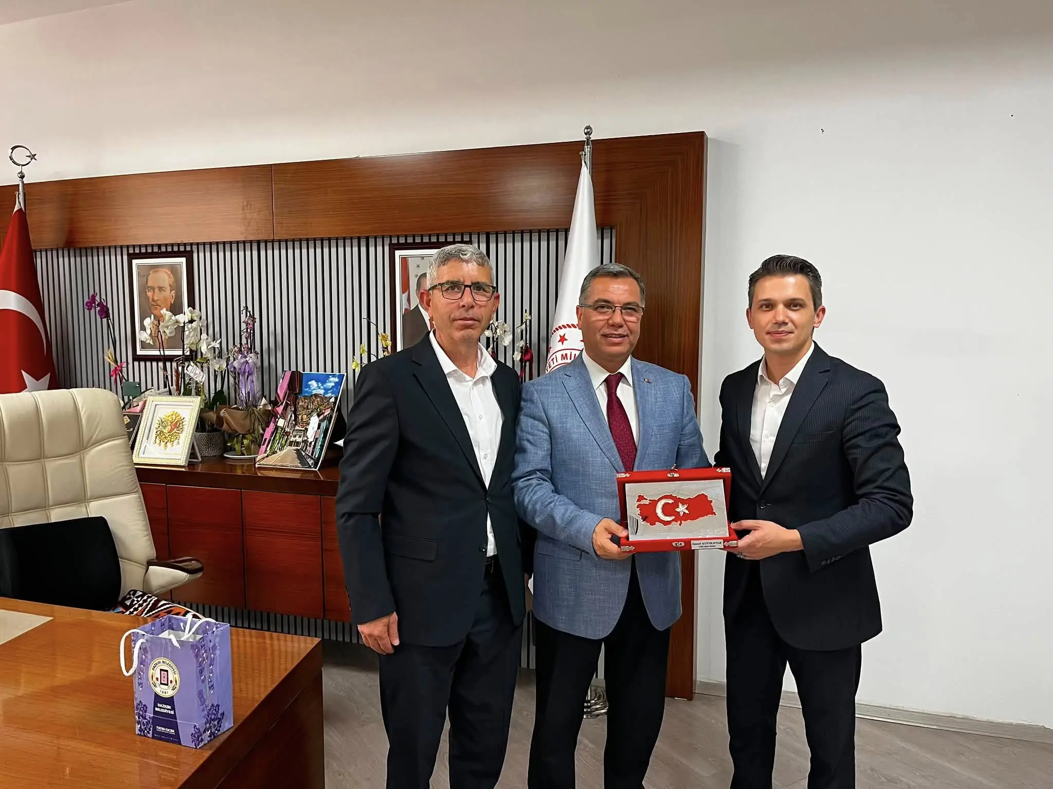 Yeni atanan müdürlere hayırlı olsun ziyareti
