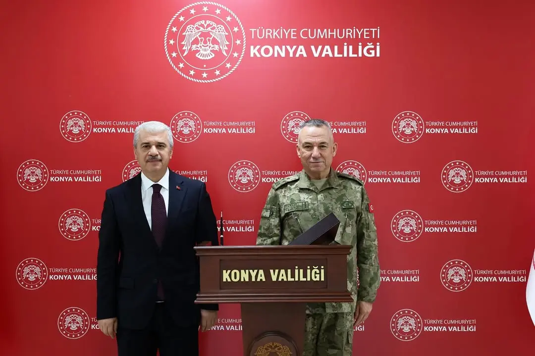Korgeneral Yaralı, Vali Akın'ı Ziyaret Etti