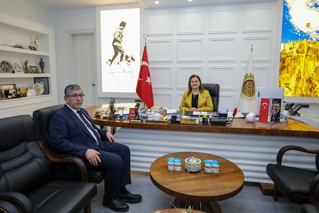 Esnaf ve Sanatkarlar Kredi ve Kefalet Kooperatifi Başkanı Mahmut Emin Birliktir ile Görüş Alışverişinde Bulundu