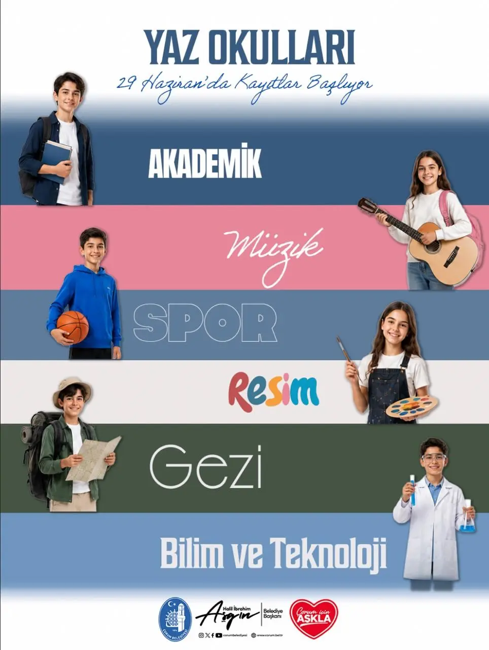 Çorum'da Yaz Okulları Kayıtları Başlıyor