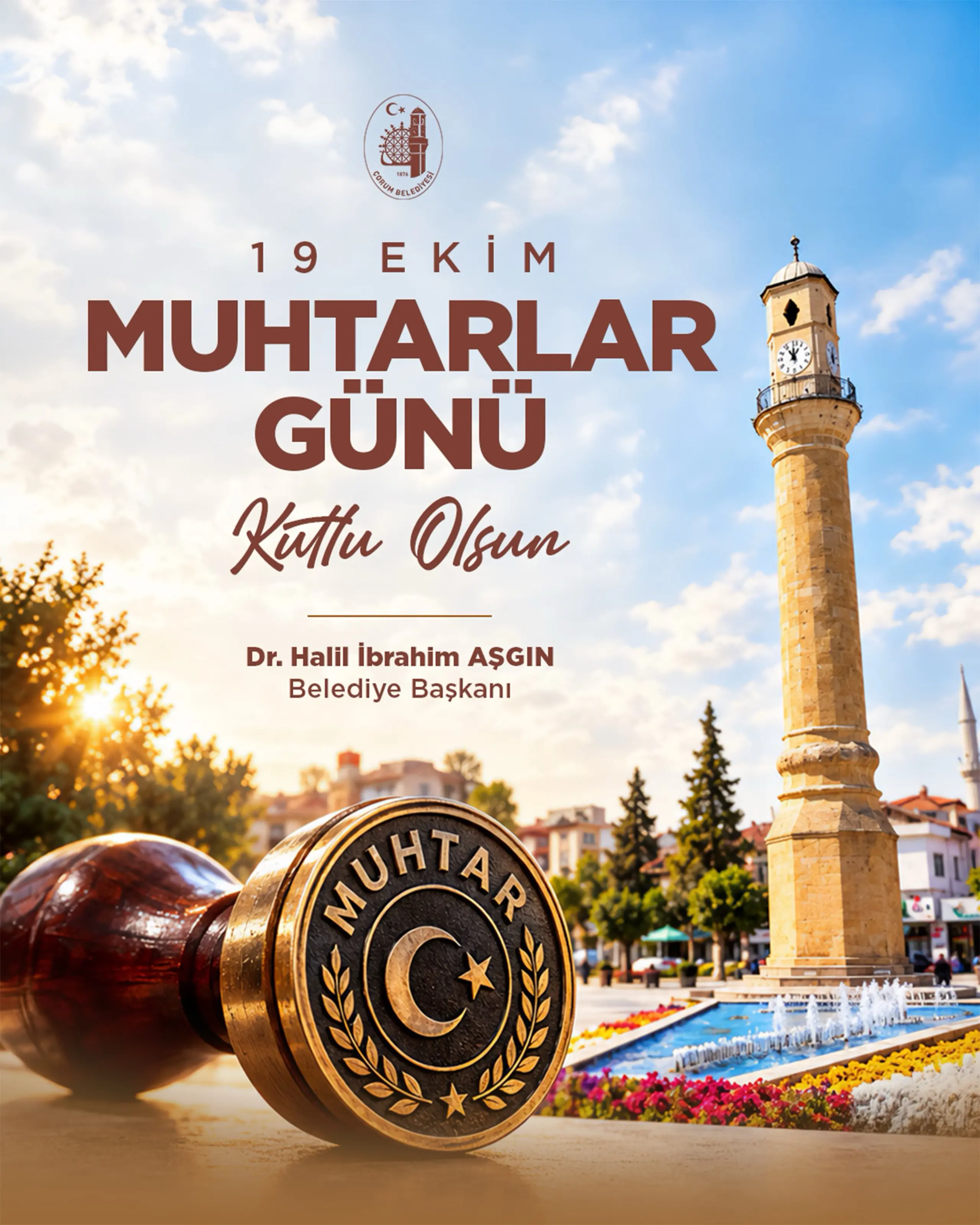 Çorum'da Muhtarlar Günü Kutlandı