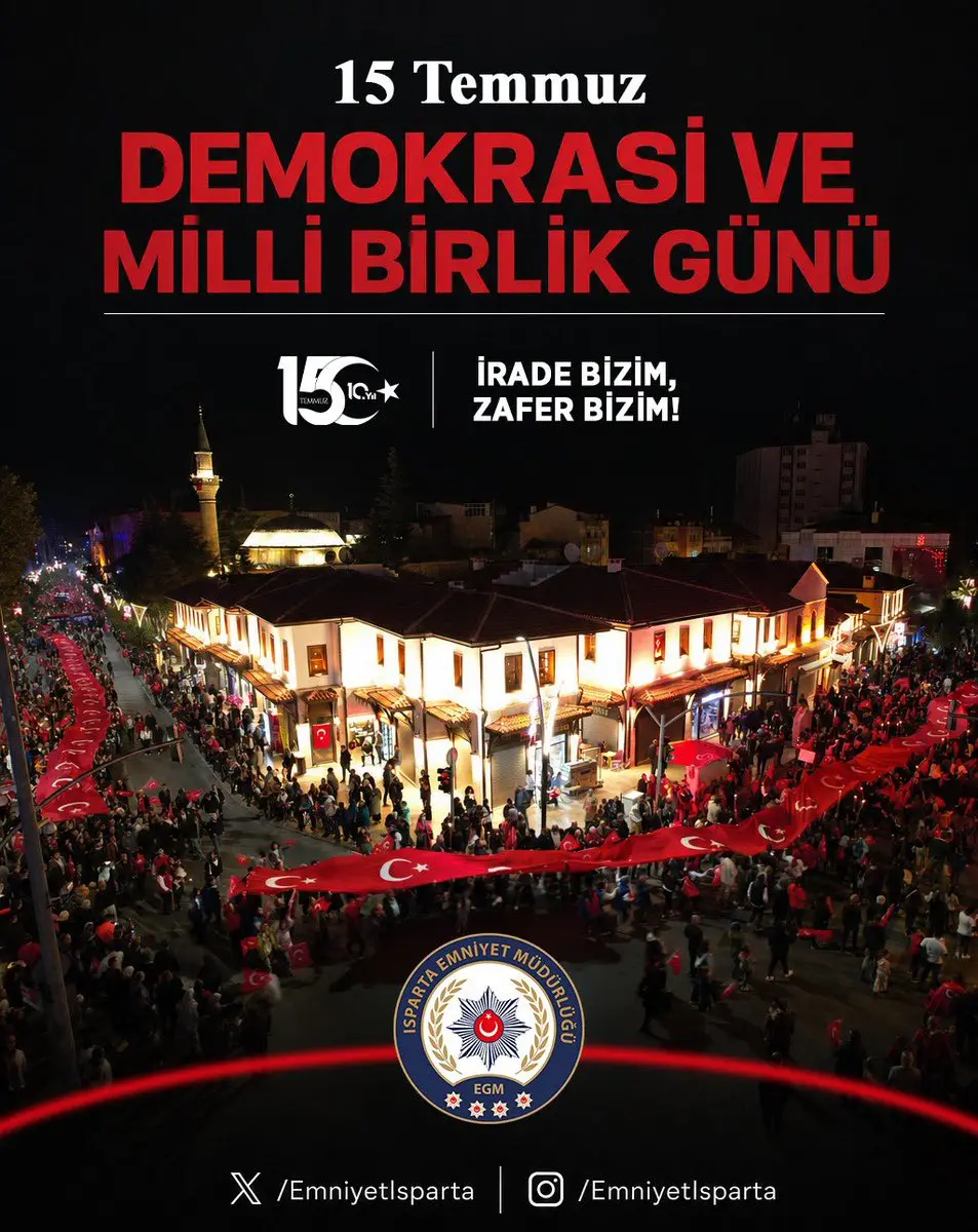 15 Temmuz Demokrasi ve Millî Birlik Günü Anması