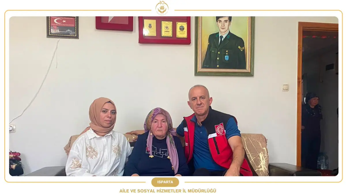 Şehit ailelerine ziyaret gerçekleştirildi
