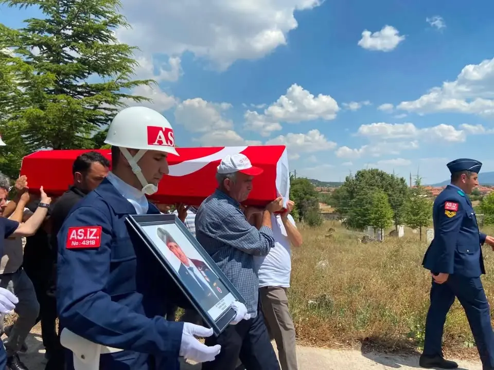 Kütahya'da Muharip Gazinin Cenaze Töreni Düzenlendi