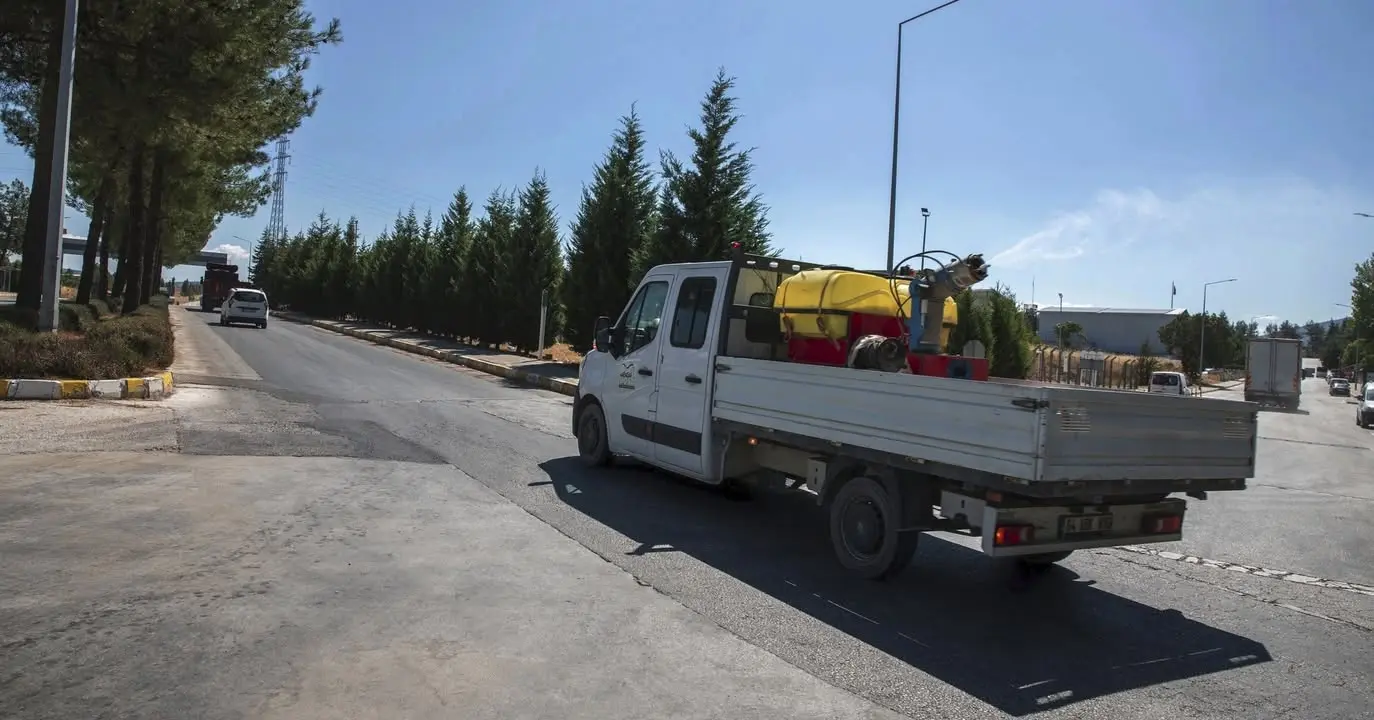 Uşak Organize Sanayi Bölgesi'nde Sinek İlaçlama Devam Ediyor