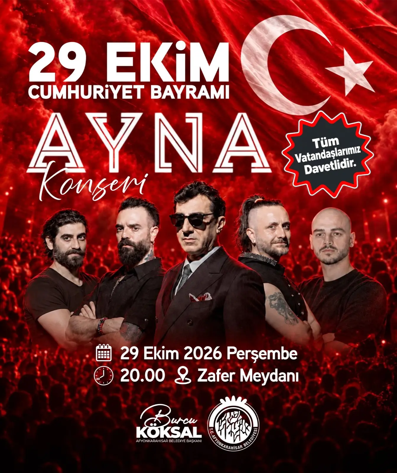 Cumhuriyet Bayramı'nda Ayna Konseri