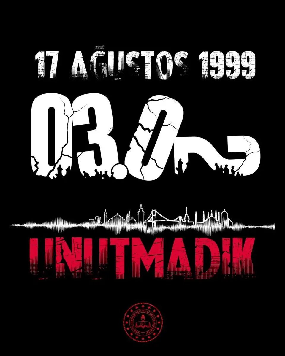 17 Ağustos Depremi'nde Kaybedilenler Anıldı